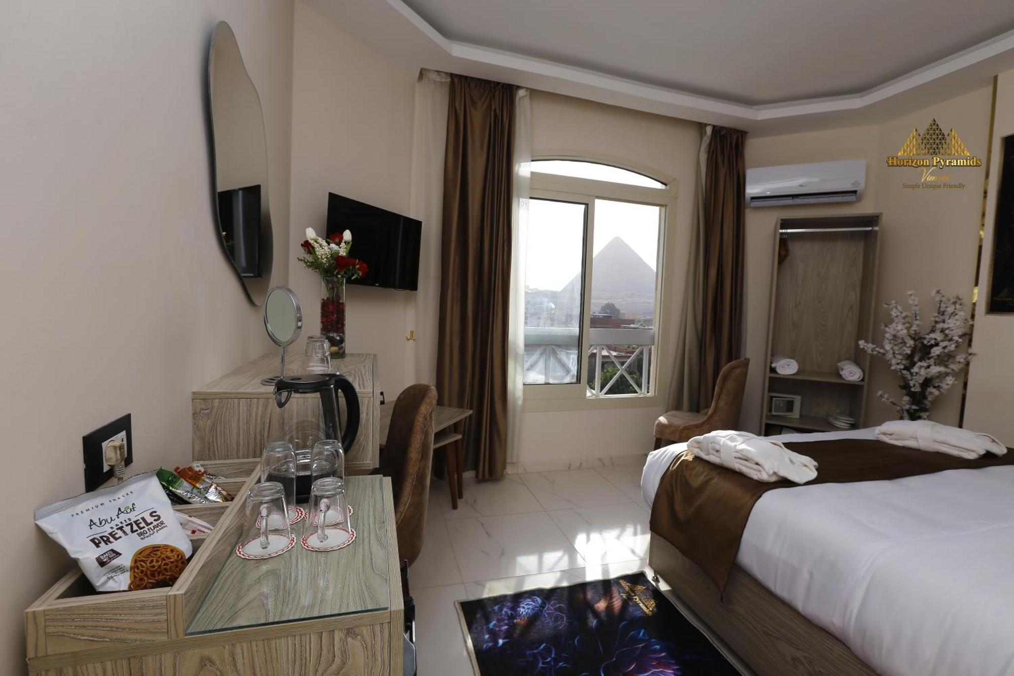 Horizon Pyramids View Inn Kafret el-Gabal Exterior foto