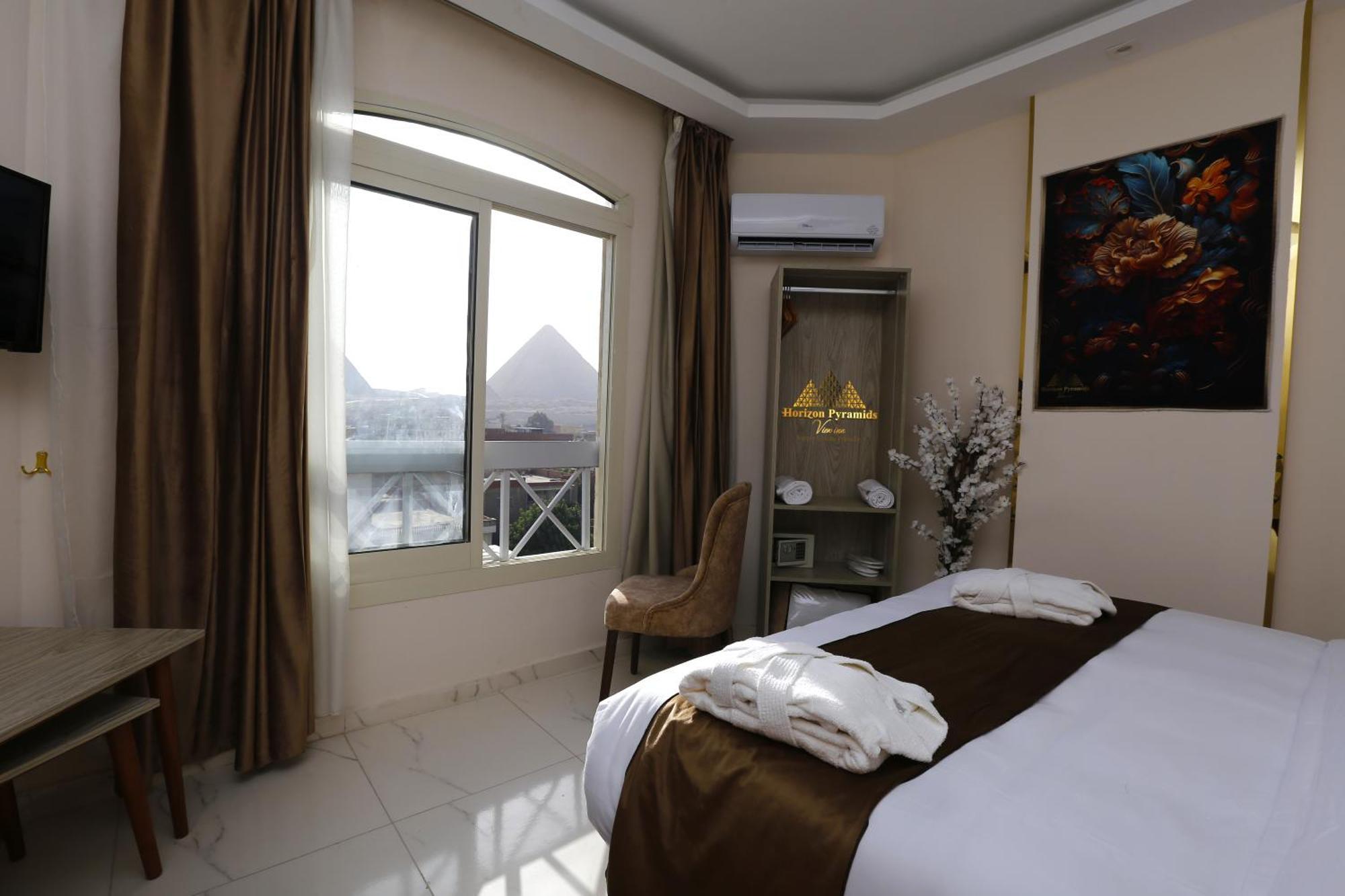 Horizon Pyramids View Inn Kafret el-Gabal Exterior foto