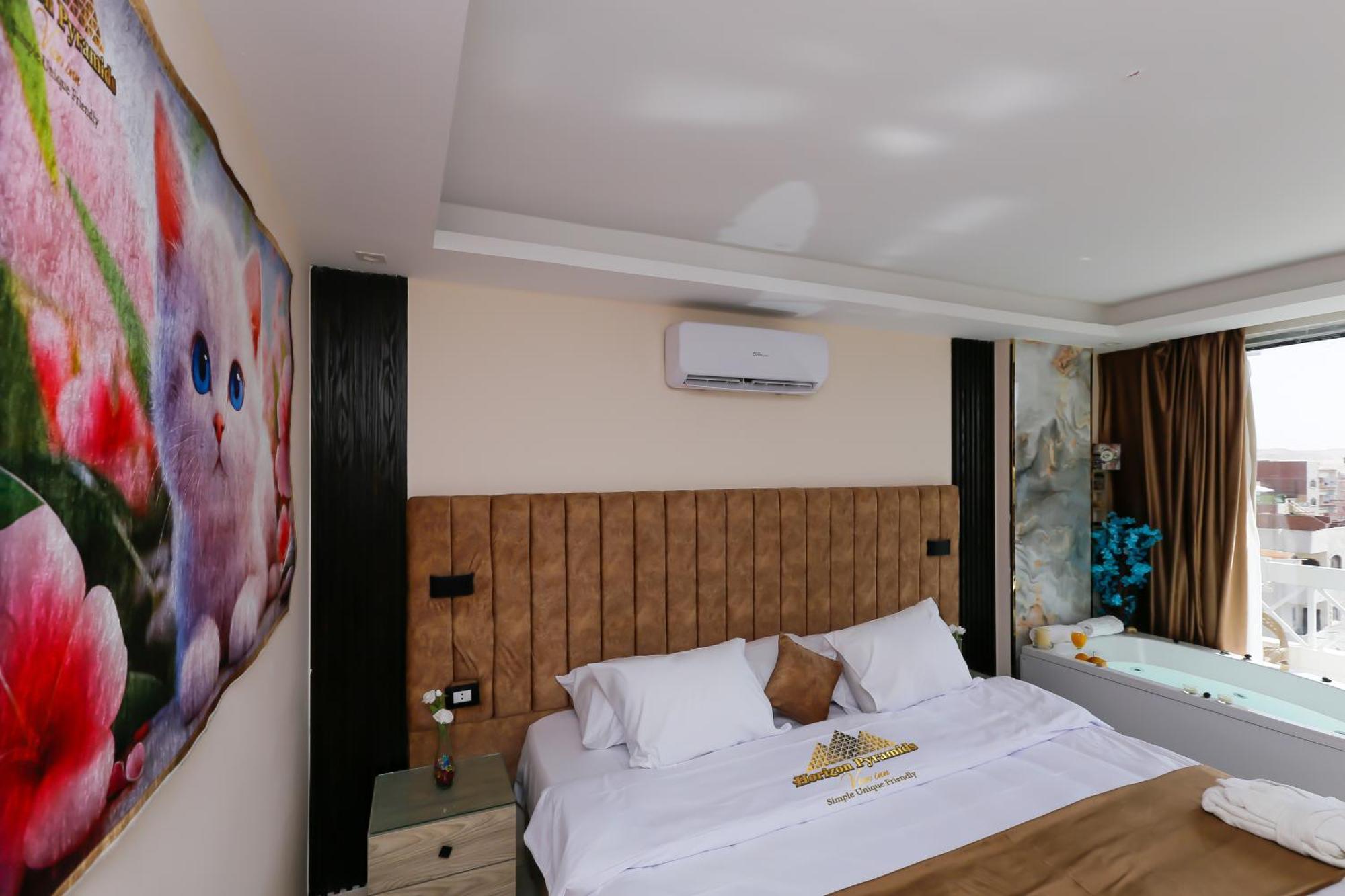 Horizon Pyramids View Inn Kafret el-Gabal Exterior foto