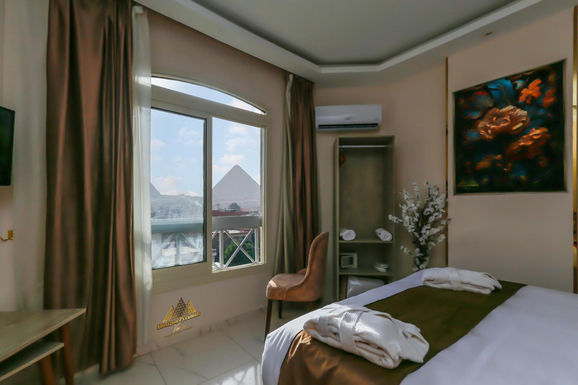 Horizon Pyramids View Inn Kafret el-Gabal Exterior foto