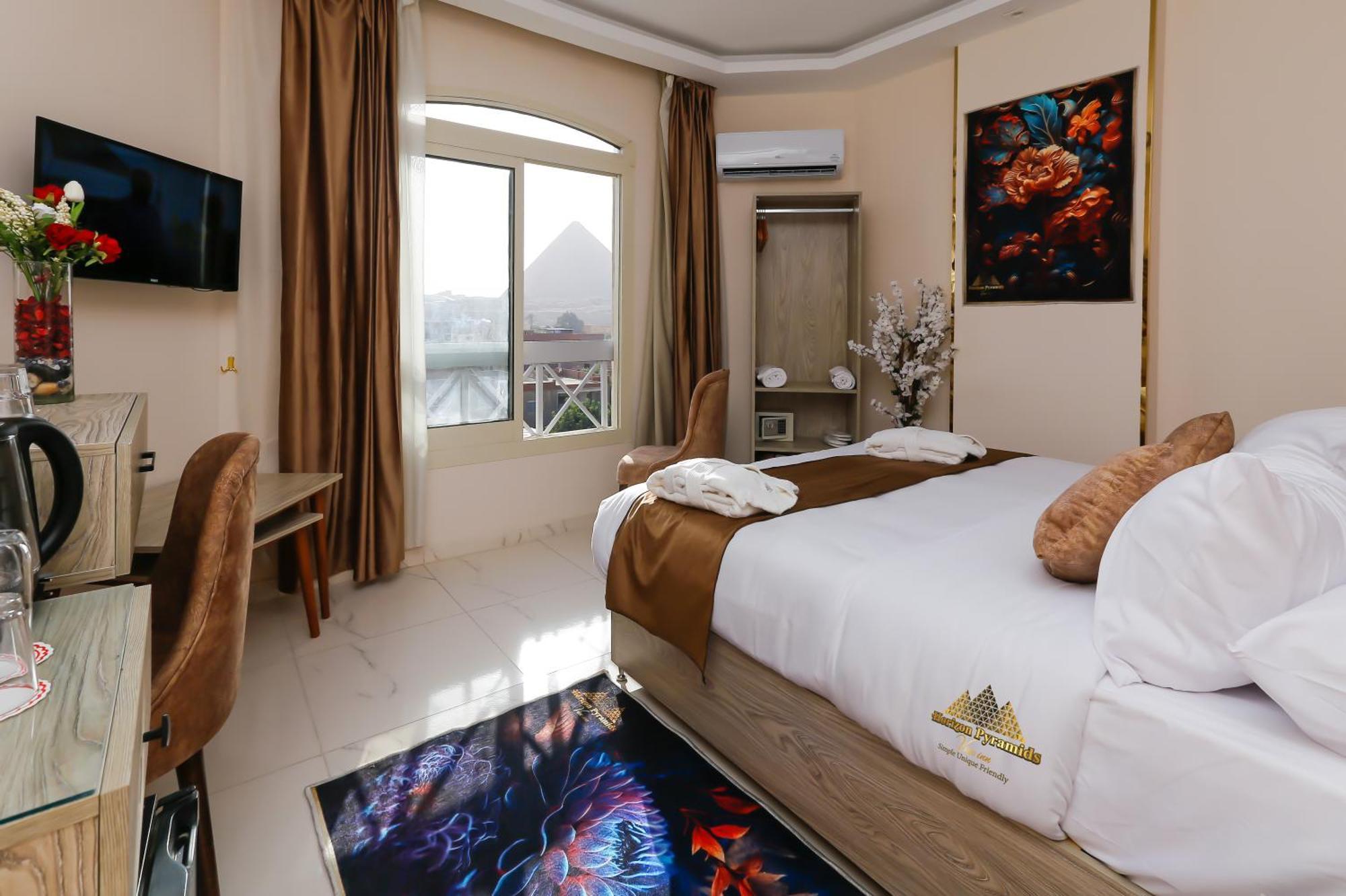 Horizon Pyramids View Inn Kafret el-Gabal Exterior foto